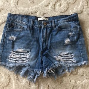 KanCan Destructed Shorts